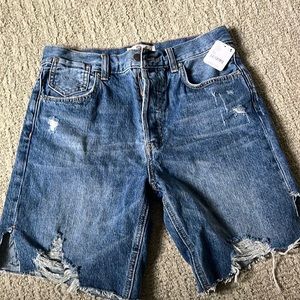 Free people jean shorts